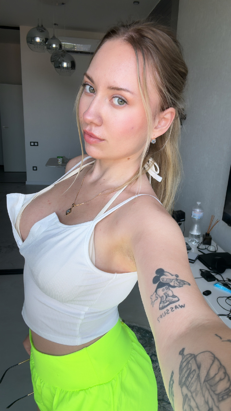 KateV in her underwear in Sapporo