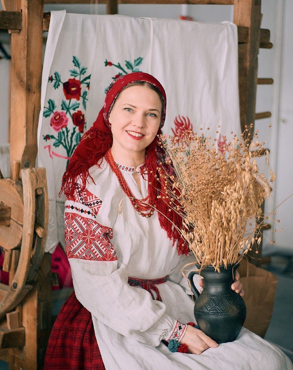 Women in Slavic costumes in Sapporo