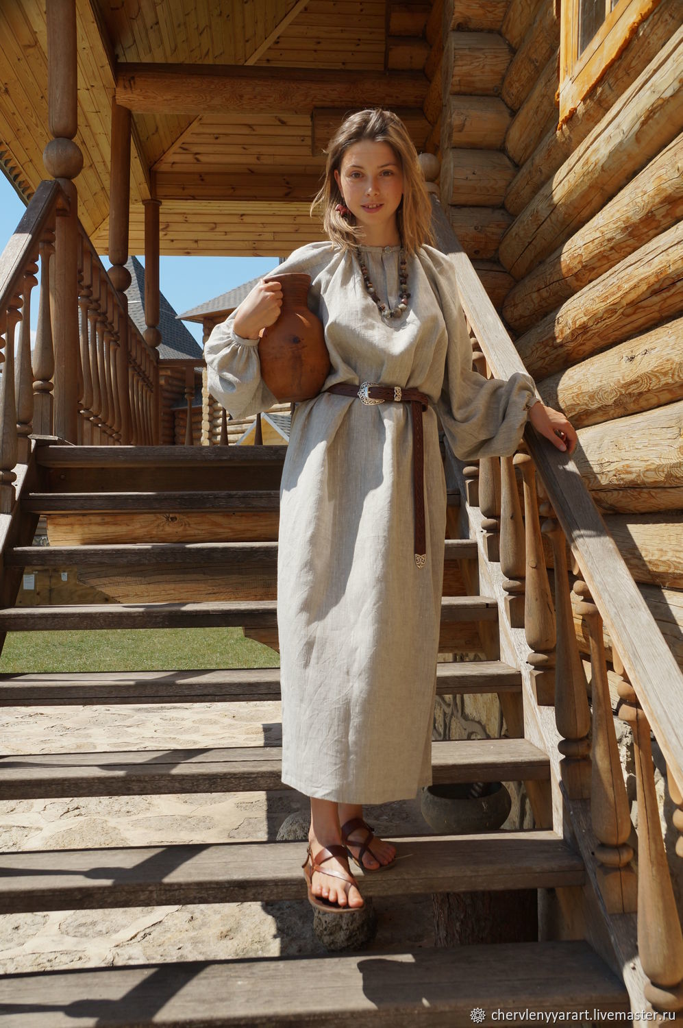 Girls in Slavic costumes in Sapporo